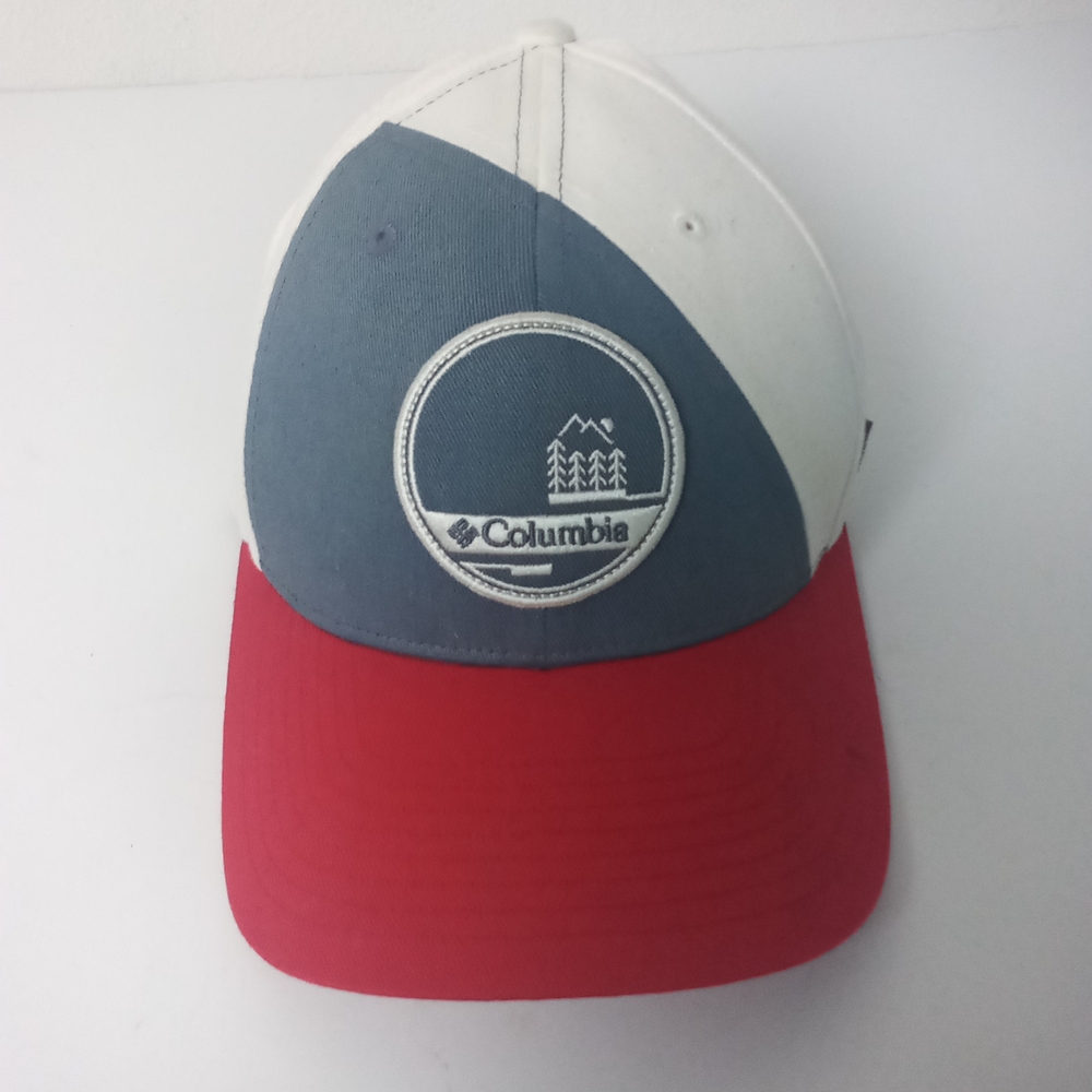 Columbia Rare Collectable PNW Cap Red Cream Slate Snapback Trucker